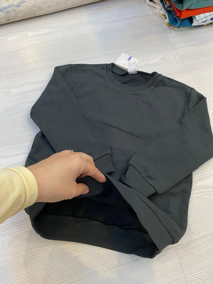 Antrasit erkek çocuk Salaş Sweatshirt 4.5 yaş - Görsel 2