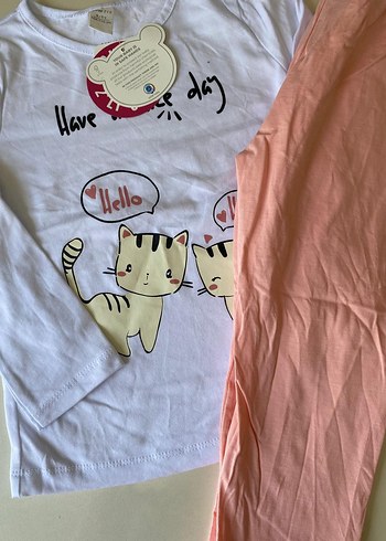 LC Waikiki Baskılı Bebek Kız Kombini, Pastel Renkli 4/5 yaş