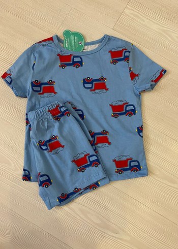 LC Waikiki Bebek Erkek Renkli Baskılı Pamuklu Takım 2/3 yaş