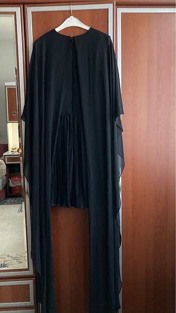 Tüllü Taşlı Kısa Elbise - Görsel 5