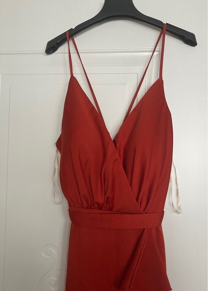 İp Sırt Dekolteli Abiye - Görsel 5