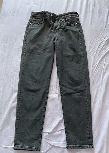 28 Beden Gri Kadın Denim Jean Pantolon