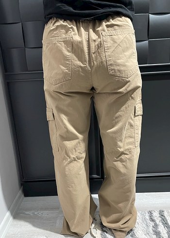 Pull&bear Kadın kargo  Pantolon - Görsel 3