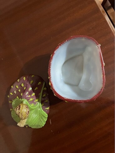 Antika Vallerysthal Fransız el yapımı şekerlik - Görsel 5