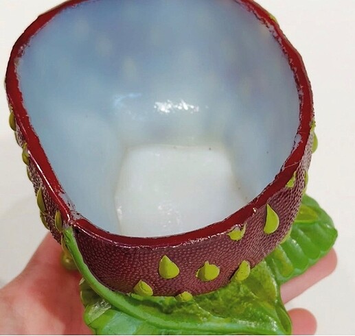 Antika Vallerysthal Fransız el yapımı şekerlik - Görsel 7