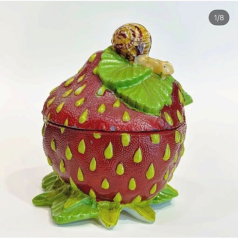 Antika Vallerysthal Fransız el yapımı şekerlik - Görsel 2