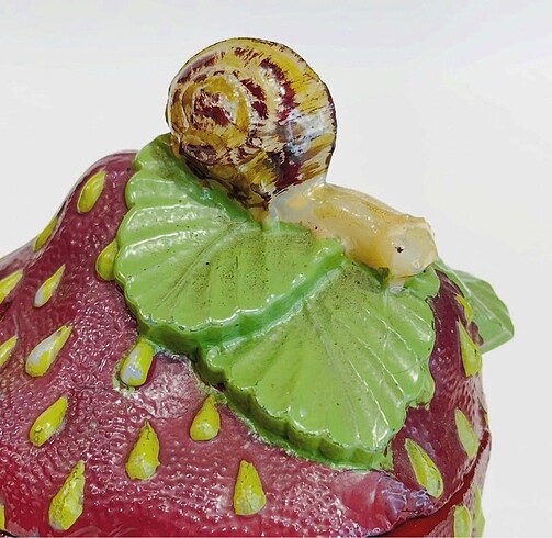 Antika Vallerysthal Fransız el yapımı şekerlik - Görsel 3