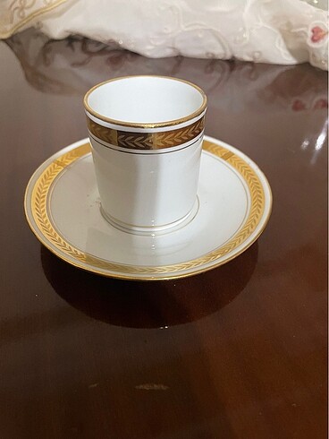 Antika Fransız porselen kahve fincanı - Görsel 2