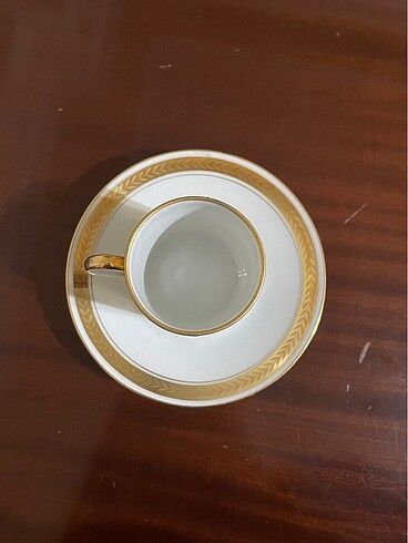 Antika Fransız porselen kahve fincanı - Görsel 4