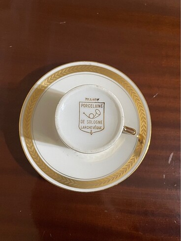 Antika Fransız porselen kahve fincanı - Görsel 5