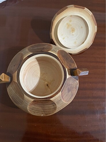 Vintage bohem Avrupa ahşap kutu - Görsel 6