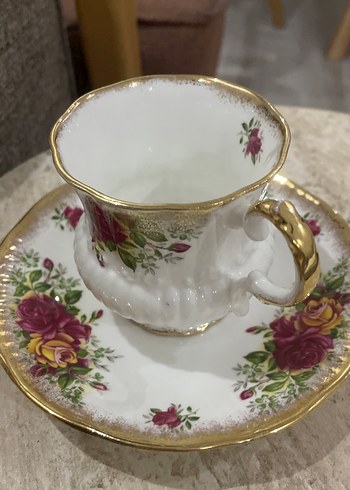 Antika Elizabethan ingiliz fincan - Görsel 4