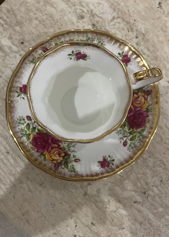 Antika Elizabethan ingiliz fincan - Görsel 3