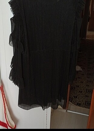 50 Beden siyah Renk Mezuniyet elbise