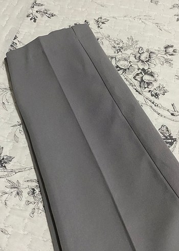 Trendyol & Milla Gri Midi Kadın Kumaş Pantolon