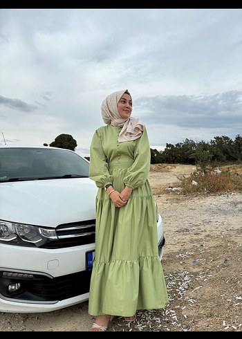 Bohem Etkili Uzun Salaş Pamuklu Elbise
