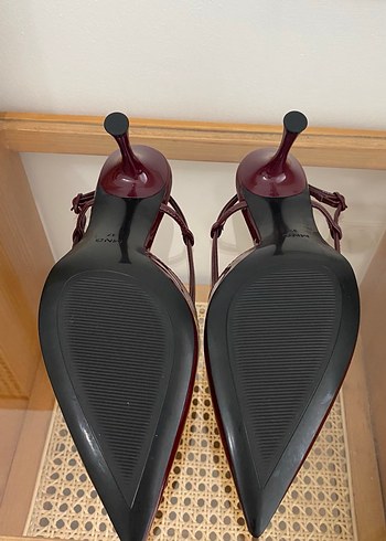 Mango Rugan Deri Topuklu Ayakkabı - Görsel 5