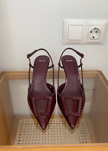 Mango Rugan Deri Topuklu Ayakkabı - Görsel 2