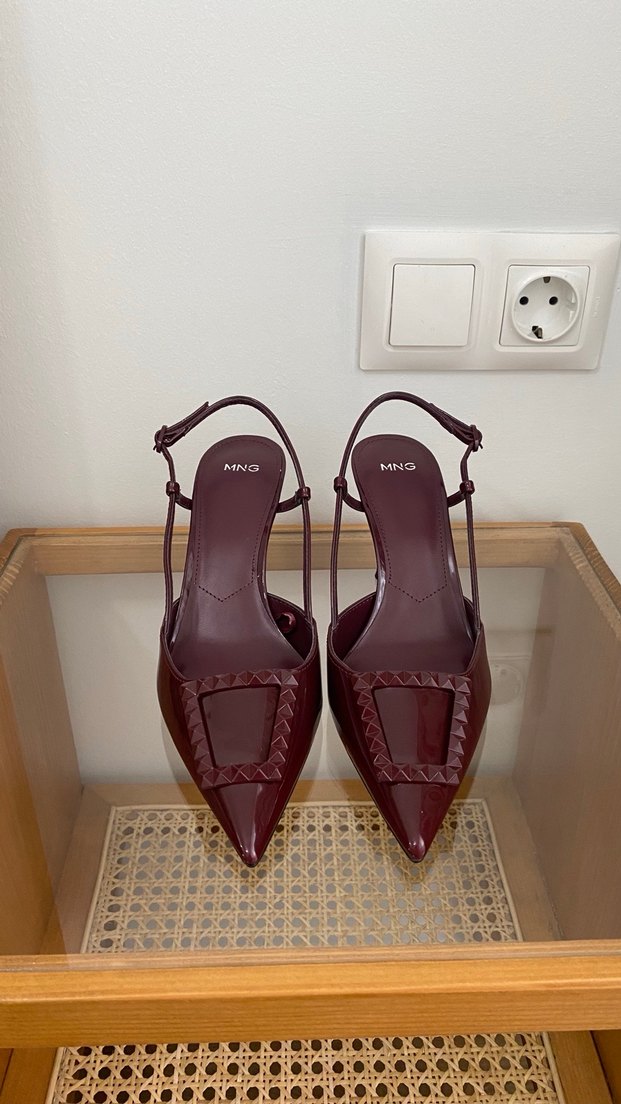 Mango Rugan Deri Topuklu Ayakkabı - Görsel 2