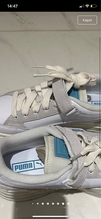 37 Beden beyaz Renk Puma Mayze