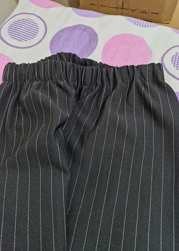 Çizgili Siyah Kadın Ofis Takımı - Görsel 4