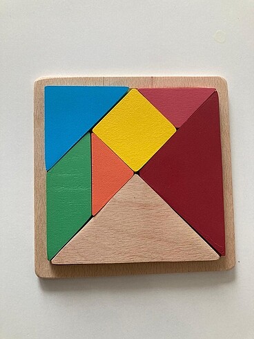 3D Ahşap Tangram