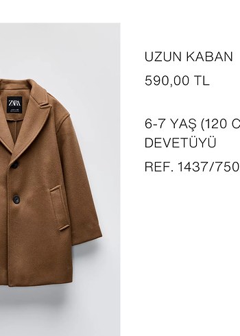 Kahverengi Düğmeli Kaban - Görsel 2