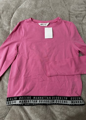 Pembe Uzun Kollu Kadın penye - Görsel 2