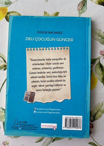 Deli Çocuğun Güncesi - Özgür Bacaksız - Görsel 2