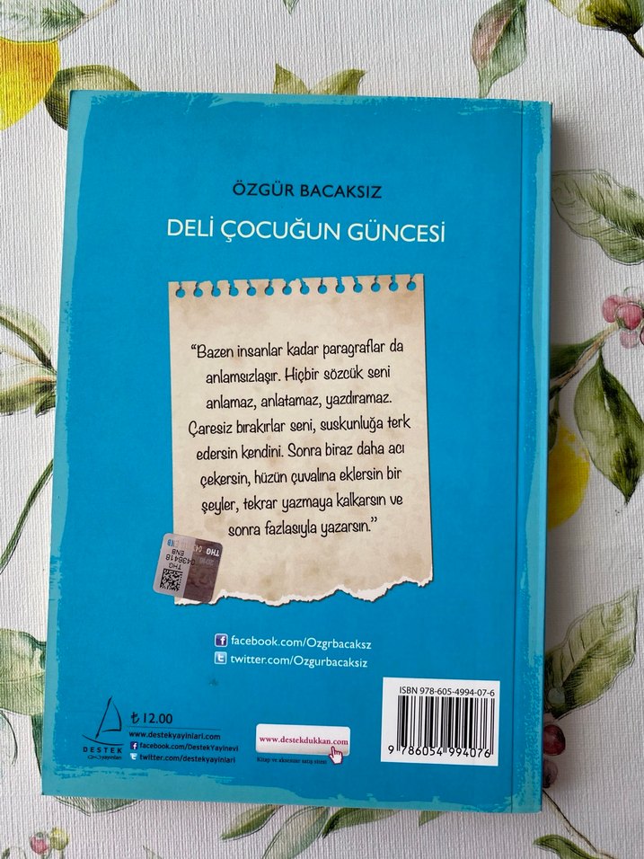 Deli Çocuğun Güncesi - Özgür Bacaksız - Görsel 2