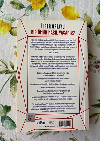 Bir Ömür Nasıl Yaşanır? - İlber Ortaylı - Görsel 2