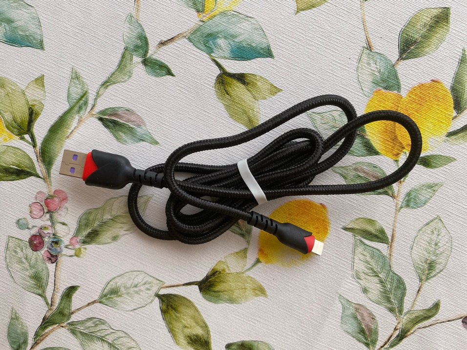 Syrox C93 2.0A Örgü Lightning Şarj ve Data Kablosu - Görsel 3