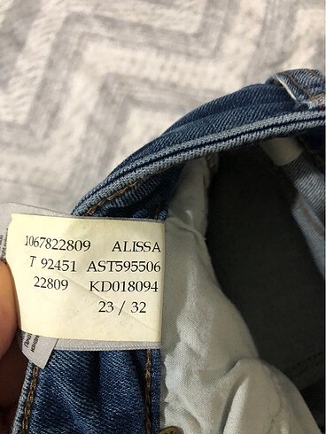 xs Beden Kot pantolon