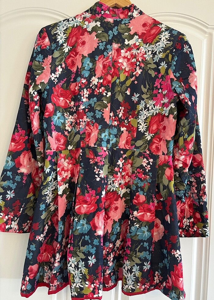 Loren uzun ceket - Görsel 2