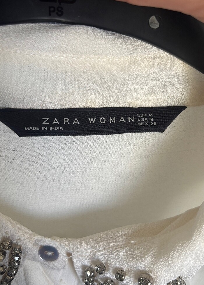 Zara taşlı gömlek - Görsel 3
