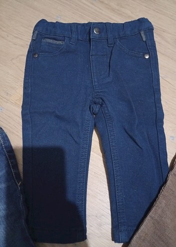 Düğmeli Erkek Çocuk Kot Pantolon - Görsel 3