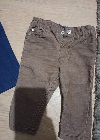 Düğmeli Erkek Çocuk Kot Pantolon - Görsel 4