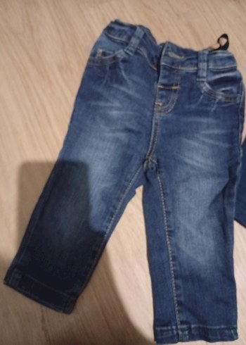 Düğmeli Erkek Çocuk Kot Pantolon - Görsel 2