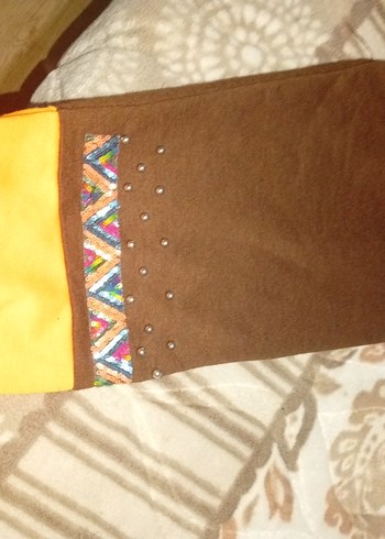 Kahverengi Salaş kapüşonlu sweatshirt - Görsel 2