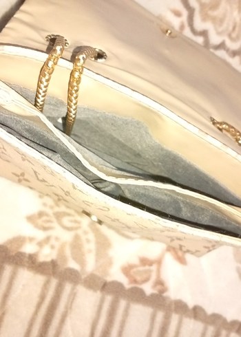 Bej Süet Fermuarlı Parisian Kadın Çanta - Görsel 3