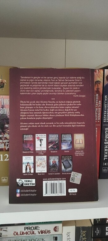  Beden Alcatraz kötü kütüphanecilere karşı -Brandon Sanderson