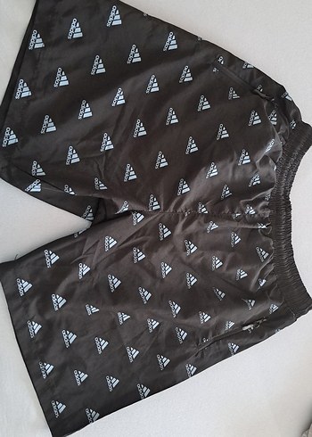 xl Beden siyah Renk Adidas Baskılı Siyah Midi deniz Şortu