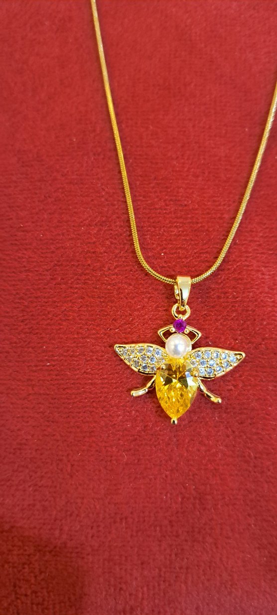 Altın Renkli Zincir Detaylı Kadın Kolye - Görsel 3