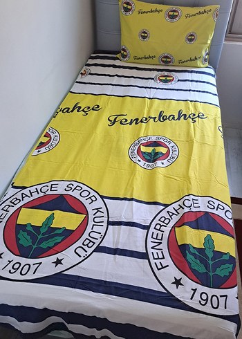 Fenerbahçe Baskılı Sarı Nevresim Takımı