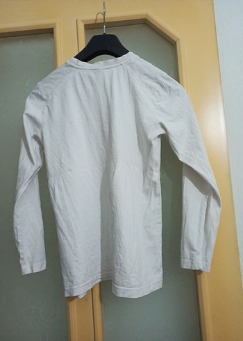 Beyaz Uzun Kollu Çocuk tişört - Görsel 5