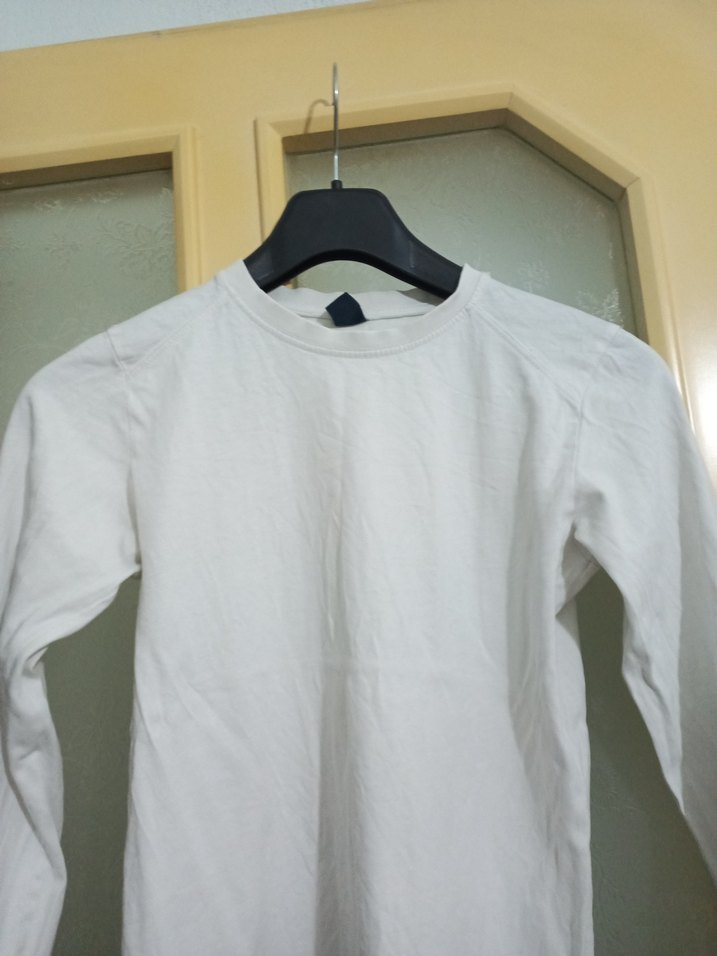 Beyaz Uzun Kollu Çocuk tişört - Görsel 3