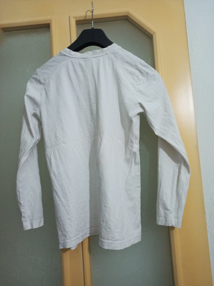 Beyaz Uzun Kollu Çocuk tişört - Görsel 5