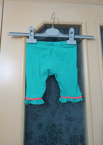 Kız Çocuk Turkuaz Fırfırlı Tayt - Görsel 2