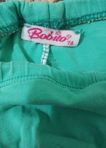 Kız Çocuk Turkuaz Fırfırlı Tayt - Görsel 3