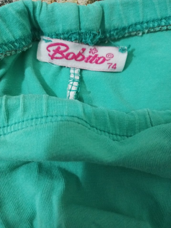 Kız Çocuk Turkuaz Fırfırlı Tayt - Görsel 3